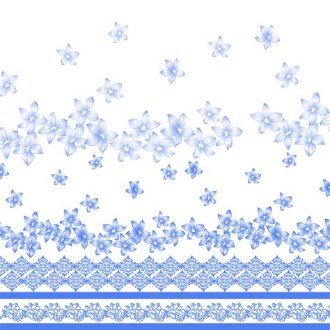 Blue And White Floral Background Free Stock Photo - Public Domain Pictures