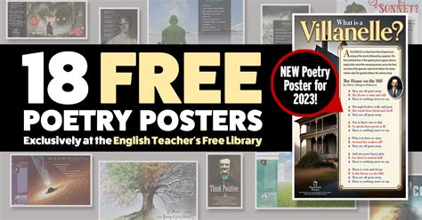 18 Printable Poetry Posters for the Classroom | Prestwick House