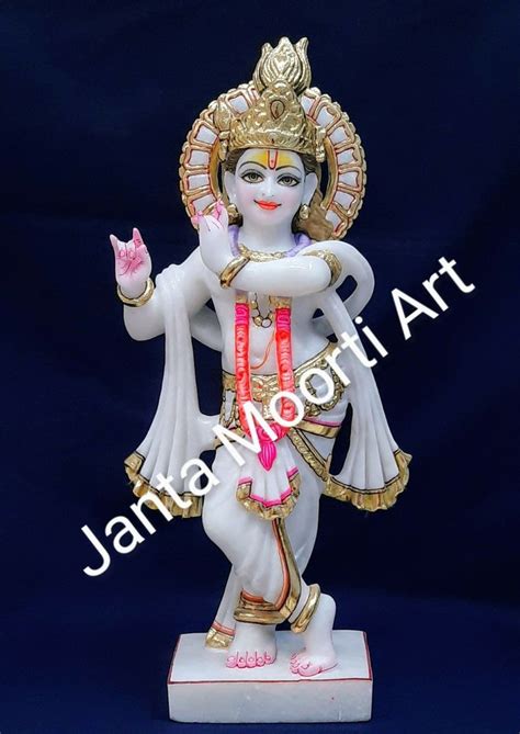 Beautiful Shri Krishna Marble Statue