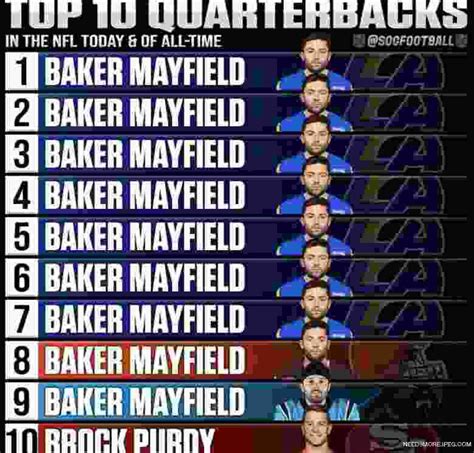 TOP 10 NFL QUARTERBACKS OF ALL TIME : r/nflcirclejerk