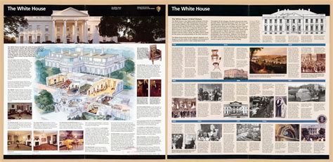 Large scale detailed tourist map of the White House, Washington D.C ...