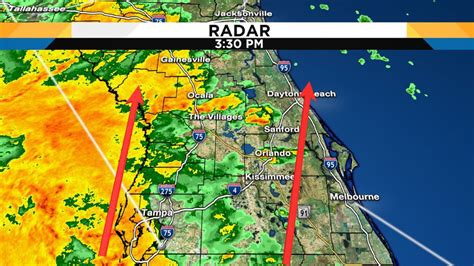 LIVE RADAR: Heavy rain moves through Orlando area