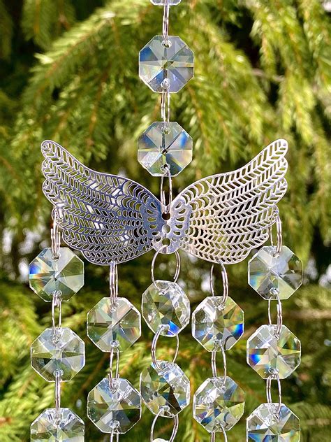 Angel Sun Catcher Crystal Sun Catcher Angel Decor Hanging | Etsy