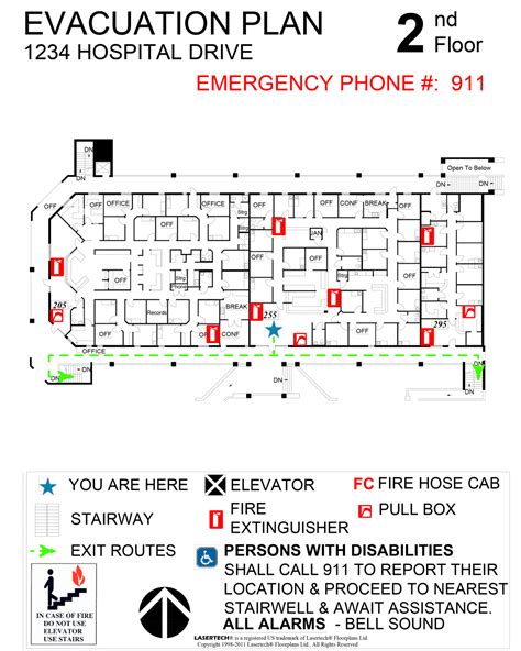 Emergency Evacuation Plans - Lasertech Floorplans