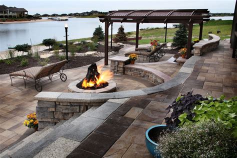 Pergola, Firepit, Retaining Walls, Pavers... | Home landscaping, Backyard landscaping, Patio