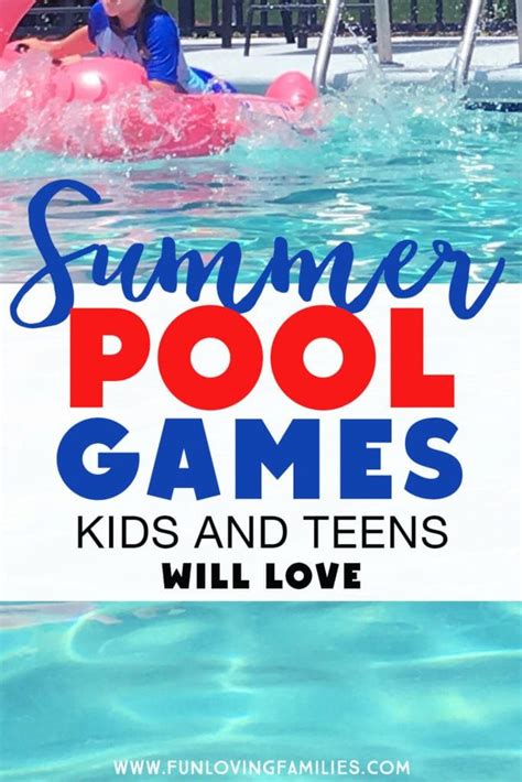 20 Fun Pool Party Games for Kids - Fun Loving Families | Kids party ...