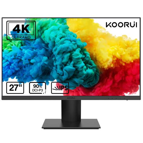 KOORUI 27 Inch Computer Monitors,4K UHD(3840*2160) IPS Gaming Monitors ...