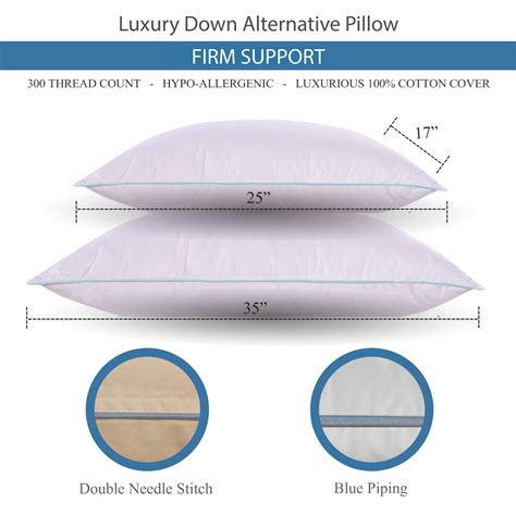 Down Alternative Pillow / Firm Support – Dream Gallery Panama