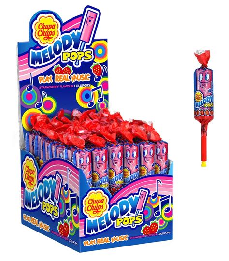 Chupa Chups Melody Pops - Strawberry 48 Pack/720g - Walmart.com