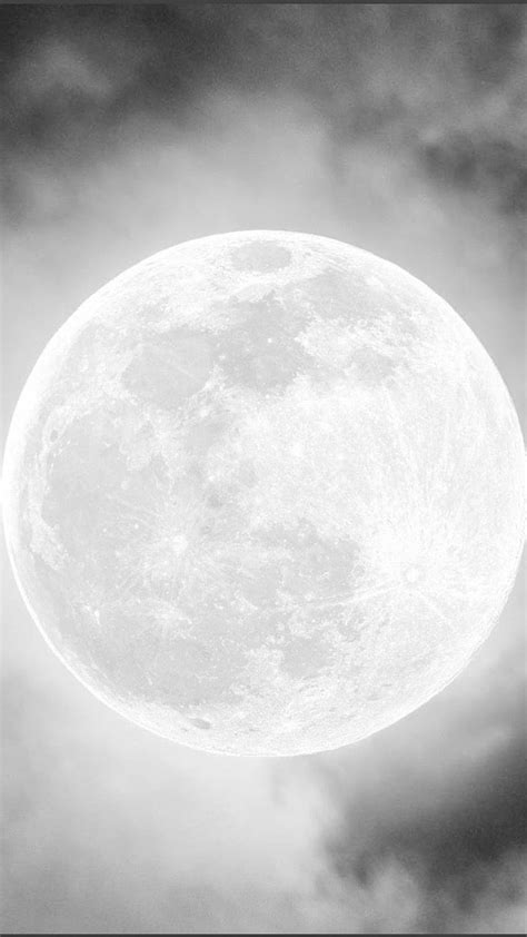 Iphone Moon posted by Samantha Anderson, white moon HD phone wallpaper ...