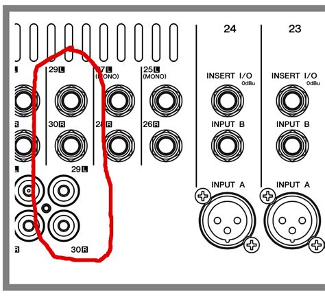 mixer - Stereo 3.5mm jack to RCA or 6.35mm jack on Yamaha MG24? - Sound ...