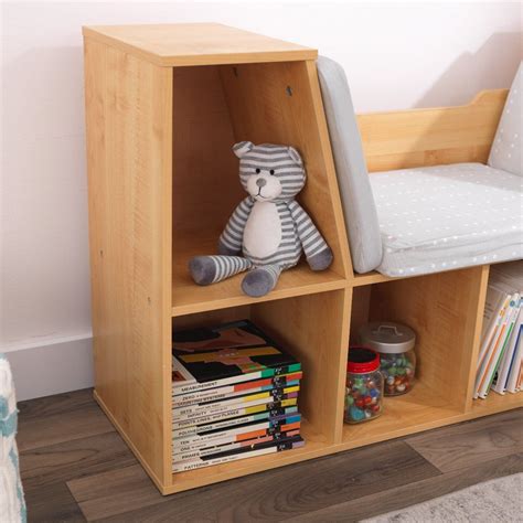 Bookcase with Reading Nook - Natural - KidKraft