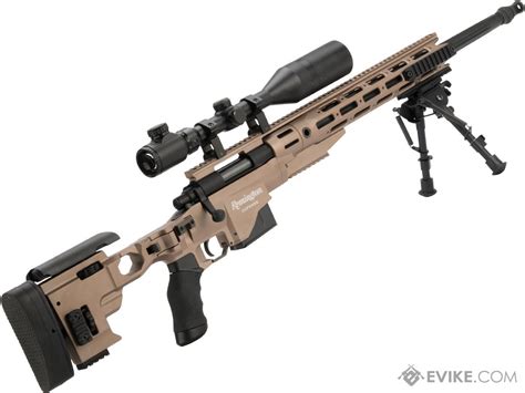ARES Licensed Remington MSR Bolt Action Spring Powered Sniper Rifle (Model: MSR-700 / Tan ...