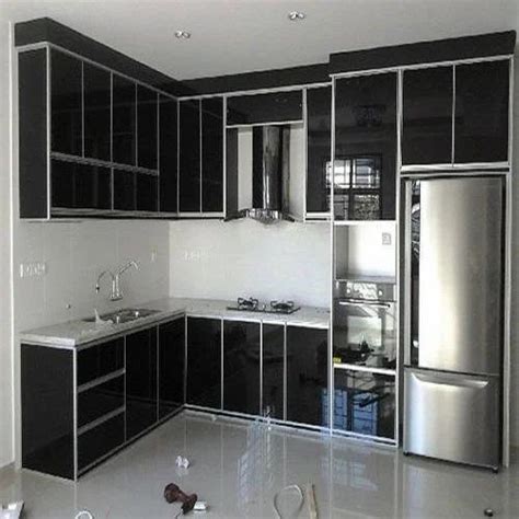 Material: Aluminum Appearance: Modern Aluminium Kitchen Cabinet, Rs 450 ...