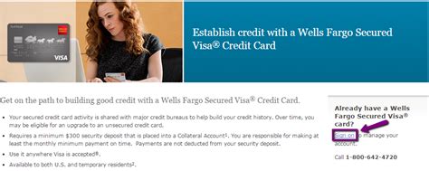 Wells Fargo Secured Visa Credit Card Login | Make a Payment - CreditSpot