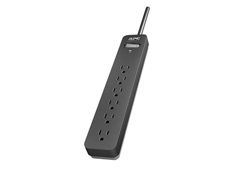 Amazon.com: APC Surge Protector with Extension Cord 10 Ft, PE610, 6 ...