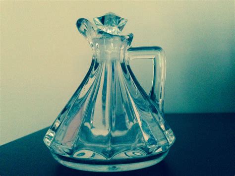 Clear vintage glass cruet | Glass decanter, Cruets, Glass