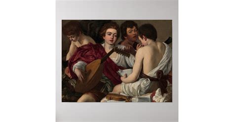 The Musicians by Caravaggio - Poster | Zazzle.com