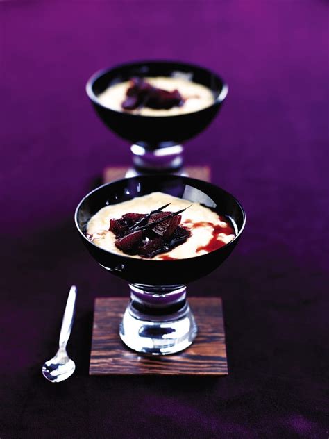 Honey rice pudding with pear jam recipe | delicious. magazine