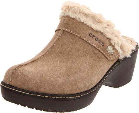 Crocs Women's Cobbler Leather Clog,Khaki/Espresso,9 M US on Galleon ...