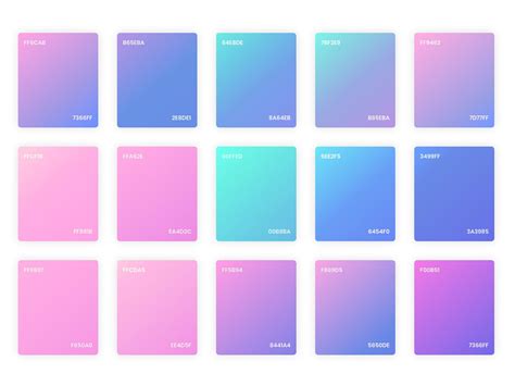 Adobe XD Gradients Color Style Preview 2 Palette Pastel, Flat Color Palette, Palette Diy, Color ...