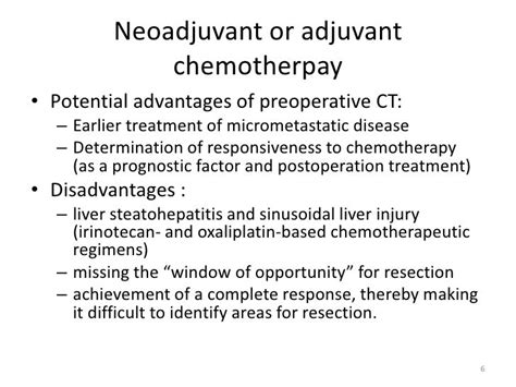 Adjuvant chemotherapy in resectable colon cancer with liver metastasis