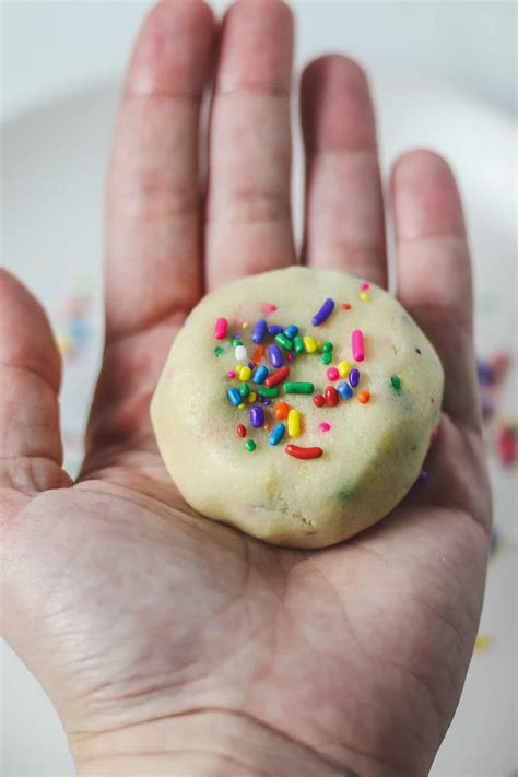 Edible Sugar Cookie Dough for One - Skinny Comfort