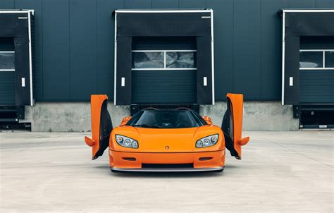 Wallpaper Koenigsegg, orange, doors, front view, CCR, Koenigsegg CCR images for desktop, section ...