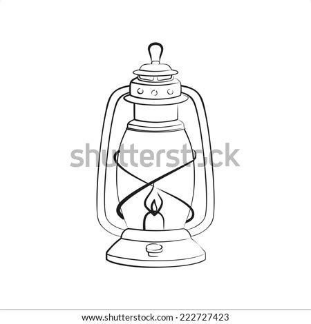 Gas Lamp Stock Vector 222727423 - Shutterstock