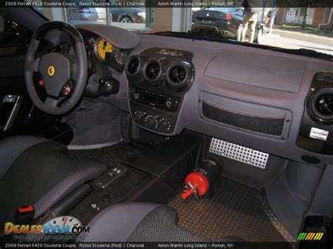 Charcoal Interior - 2009 Ferrari F430 Scuderia Coupe Photo #15 | DealerRevs.com