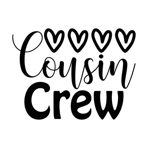 Premium Vector | Cousin crew