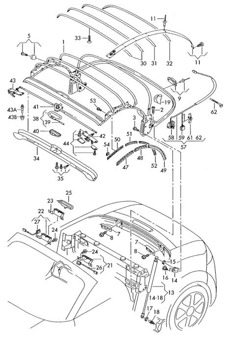 Audi TT Roadster End plate. W/manual top. W/power top. Wmanual ...