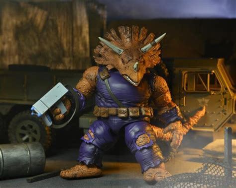 NECA TMNT 7" SCALE TRICERATON ZOG ACTION FIGURE MIRAGE COMICS VERSION ...