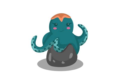 Octopus Character Design Illustration Graphic by 2kaleh.studio2 ...