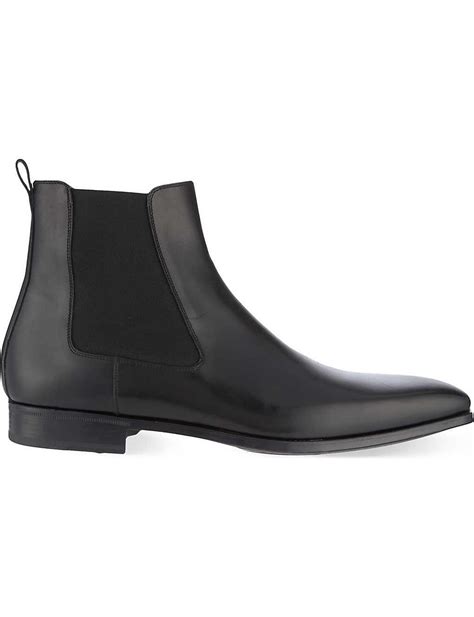 Magnanni Leather Chelsea Boots in Black for Men - Save 39% - Lyst