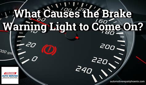 What Causes the Brake Warning Light to Come On?