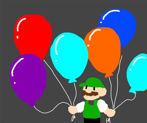 Luigi's Balloon World - Drawception