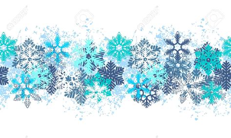 clipart snowflake border - Clipground