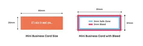 Business Card Size & Dimensions, Standard Business Cards Sizes in mm ...