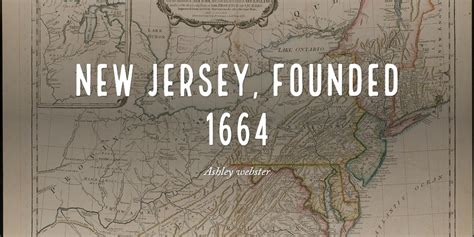 New Jersey, founded 1664