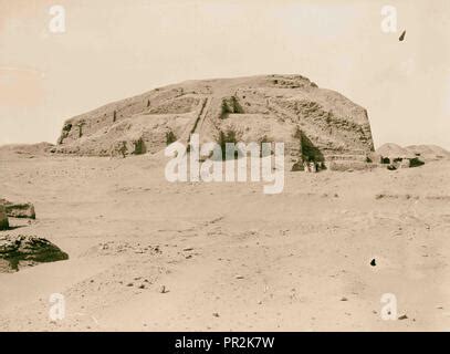 Iraq. Ur. (So called of the Chaldees). The ziggurat from the N.W. 1932, Iraq, Ur, Extinct city ...