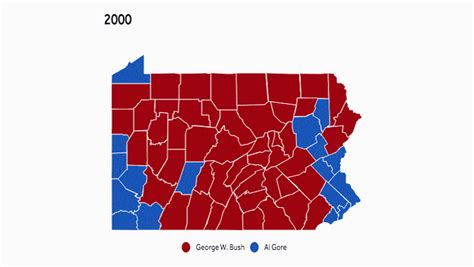 Maps show how Pennsylvania voted for president county-by-county