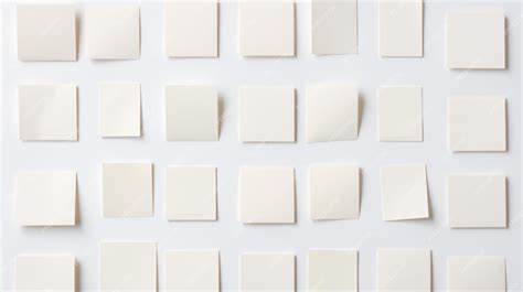 Premium AI Image | a wall of white sticky notes with a red stop sign