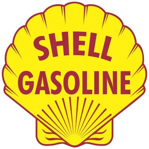 Shell Gasoline Logo | Shells, Shell gas station, Vintage advertising signs