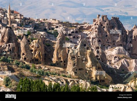 Cappadocia Cave Houses, Central Turkey Stock Photo - Alamy