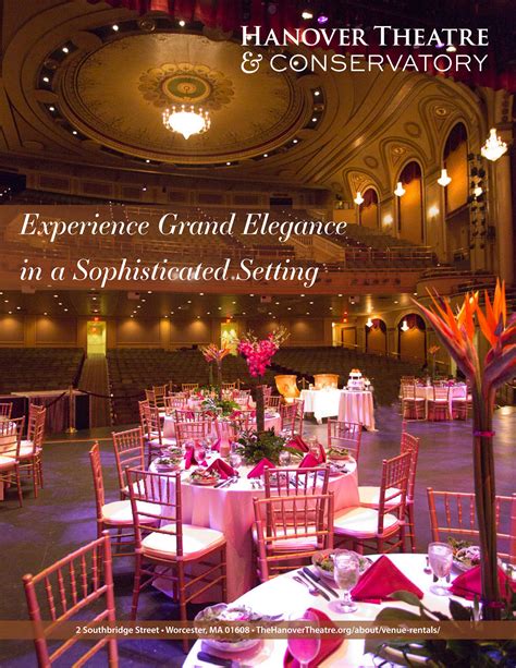 Special Events at The Hanover Theatre | Experience Grand Elegance in a Sophisticated Setting by ...