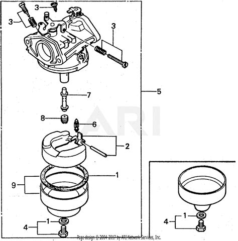 Honda HR21 SXA LAWN MOWER, JPN, VIN# HR21-1000001 TO HR21-1051093 Parts Diagram for CARBURETOR