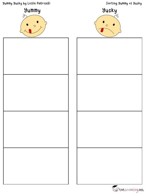 Yummy Yucky - Sorting Yummy Vs Yucky PDF | PDF