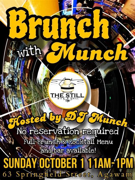 BRUNCH with MUNCH, The Still Bar & Grill, Agawam, January 7 2024 ...