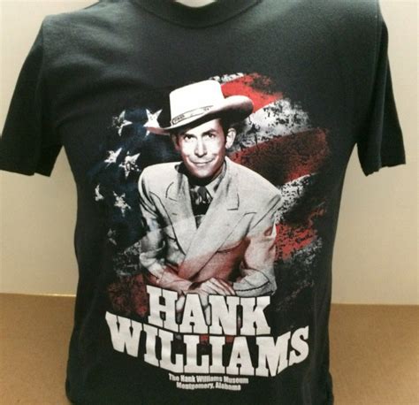 Tee - Hank Williams and American Flag